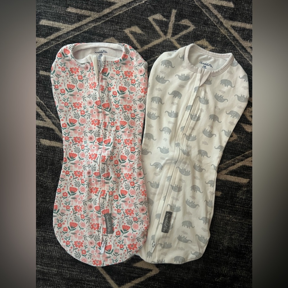 Brand new Newborn and Sm/Med swaddleme swaddles